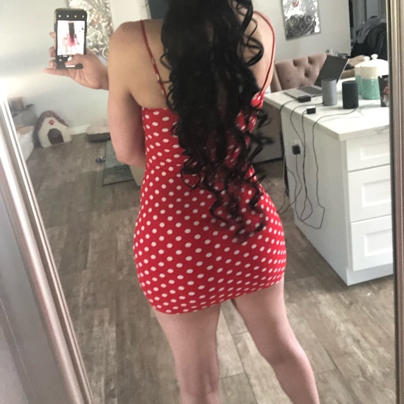 🍒Polka dots spaghetti strap dress🍒 - Picture 2 of 3